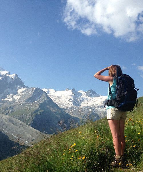 Vue sur le massif de la Bernina - Suisse
