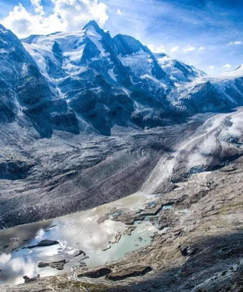 © Jean-Marc Porte Vue sur le glacier de la Pasterze - Grossglockner - Autriche