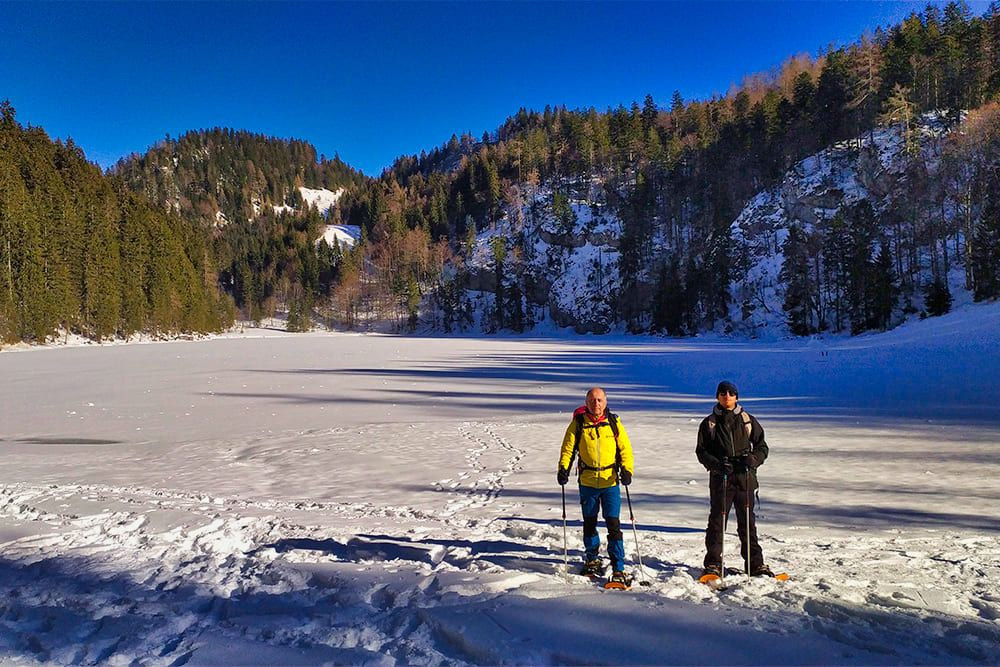 Walchsee in inverno - Austria
