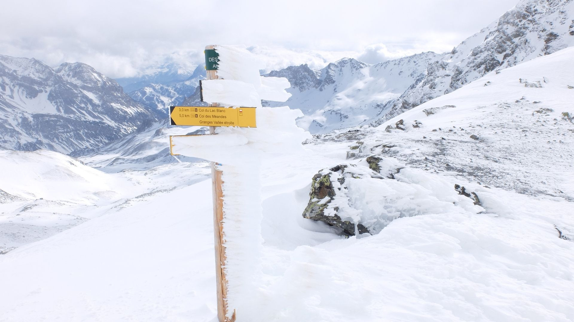 Paesaggio invernale della valle della Clarée - Francia